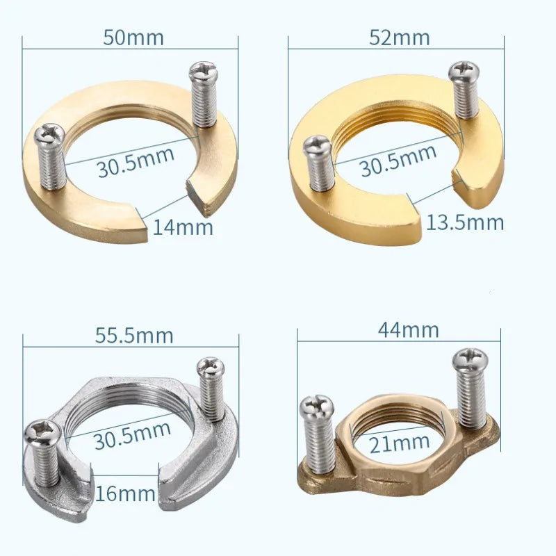 C-Type Faucet Anti-Loosening Nut Kit | Kitchen Basin Fixer
