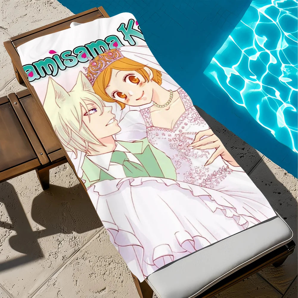 Kamisama Kiss Quick-Dry Beach Towel | Soft, Lightweight & Fast Quick-Dry Beach Towel Peaceful Pleasures Health and Wellness z2 STJ150x180CM