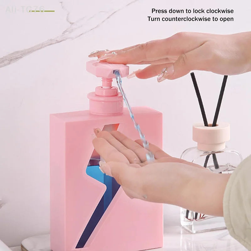 500ml Refillable Soap Dispenser Pump Bottle – Bath & Travel