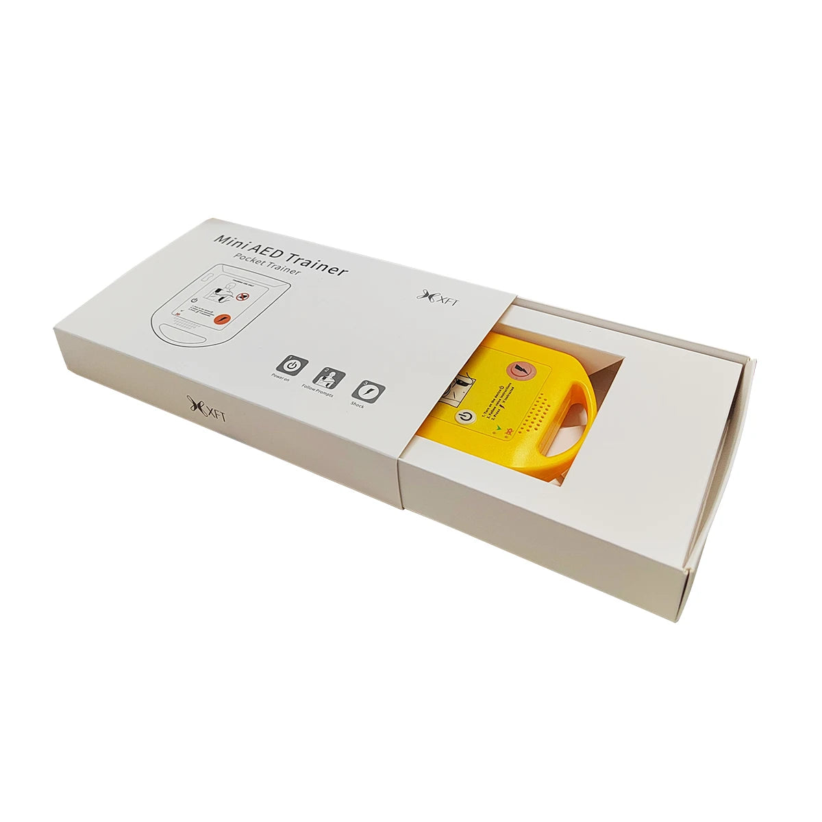 AED Trainer Device Automated Cardiopulmonary Resuscitation Training Voice Optional(English/Spanish/French/Portuguese) First Aid Peaceful Pleasures Health and Wellness