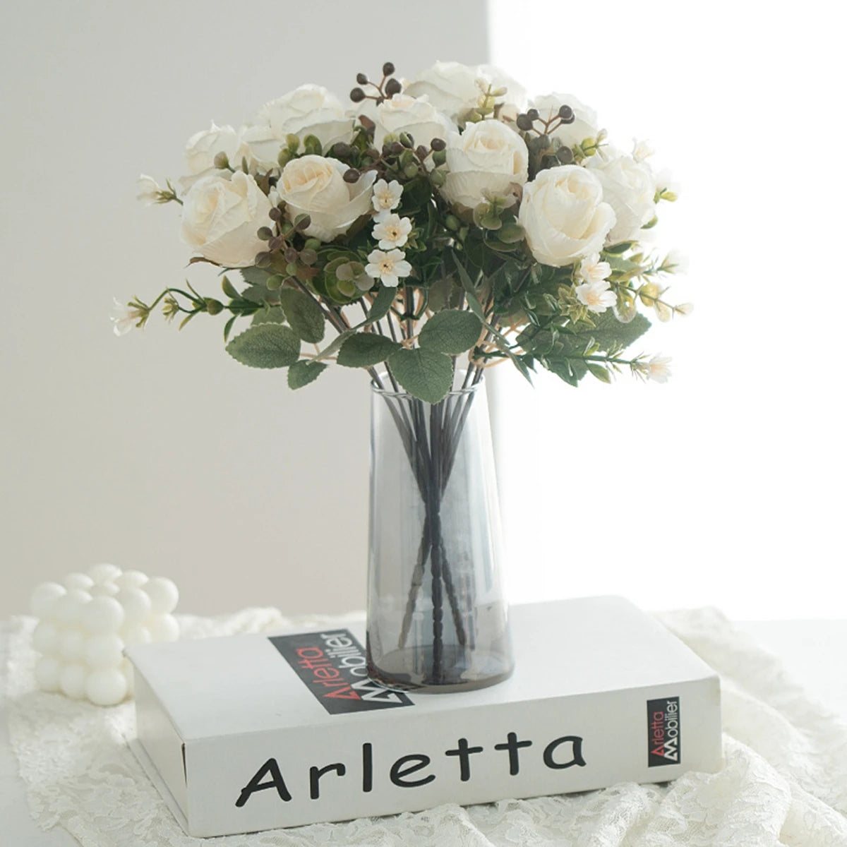 Artificial Silk Rose Bouquet – Wedding & Home Decor