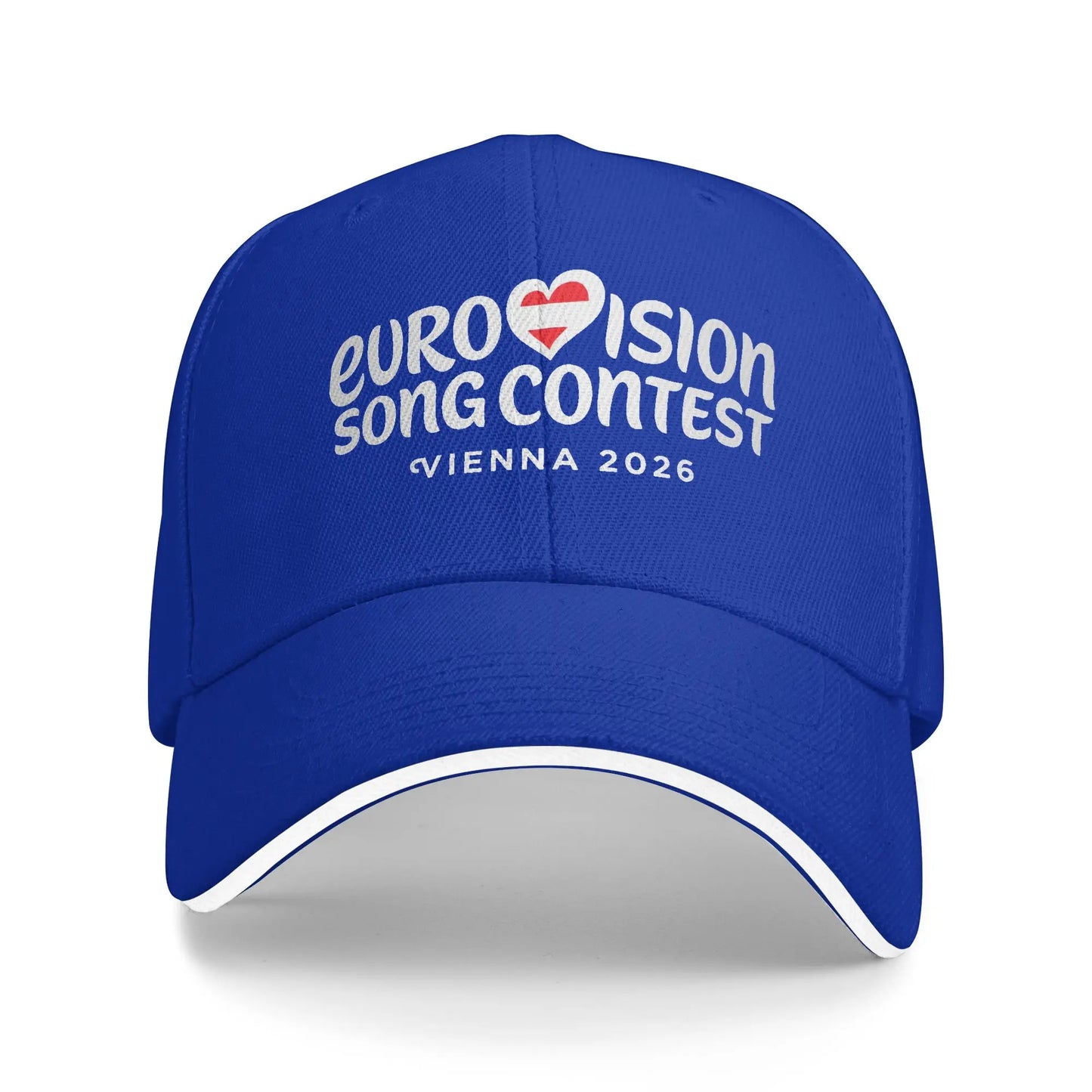 Eurovisions 2026 Sun Baseball Cap Summer Female Male Print Trucker Hat High Quality Fashion Hiking Fishing Baseball Caps Peaceful Pleasures Health and Wellness Blue One Size