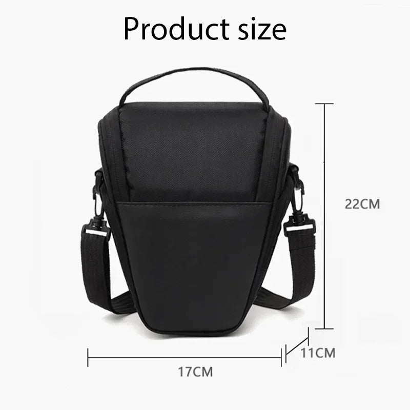 Digital Camera Bag Nylon Shoulder Bag Photographic Equipment Bag Waterproof Camera Bag Micro Single for Nikon Canon Nikon Peaceful Pleasures Health and Wellness