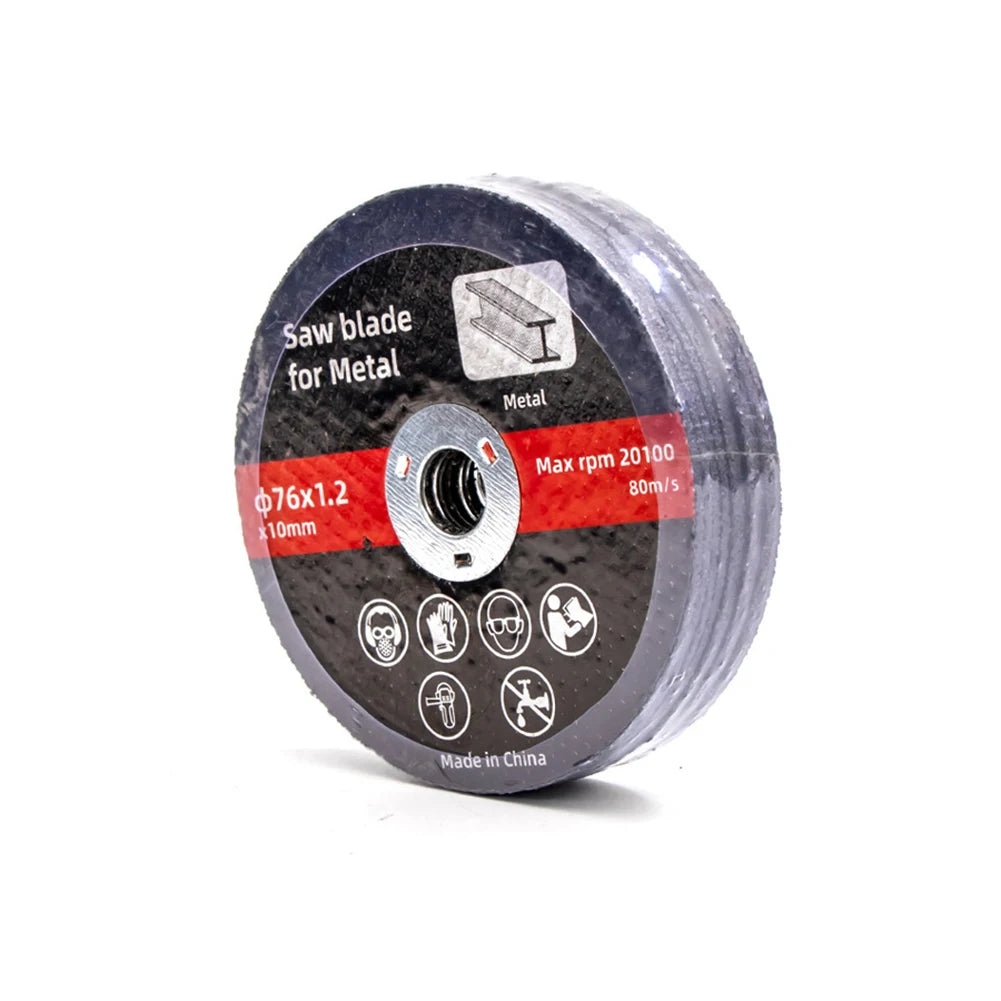 1/10PCS 76mm Metal Cutting Discs High Hardness Electric Cutting Disc Cut Off Circle Wheels Blades Angle Grinder Accessories Peaceful Pleasures Health and Wellness 10pcs