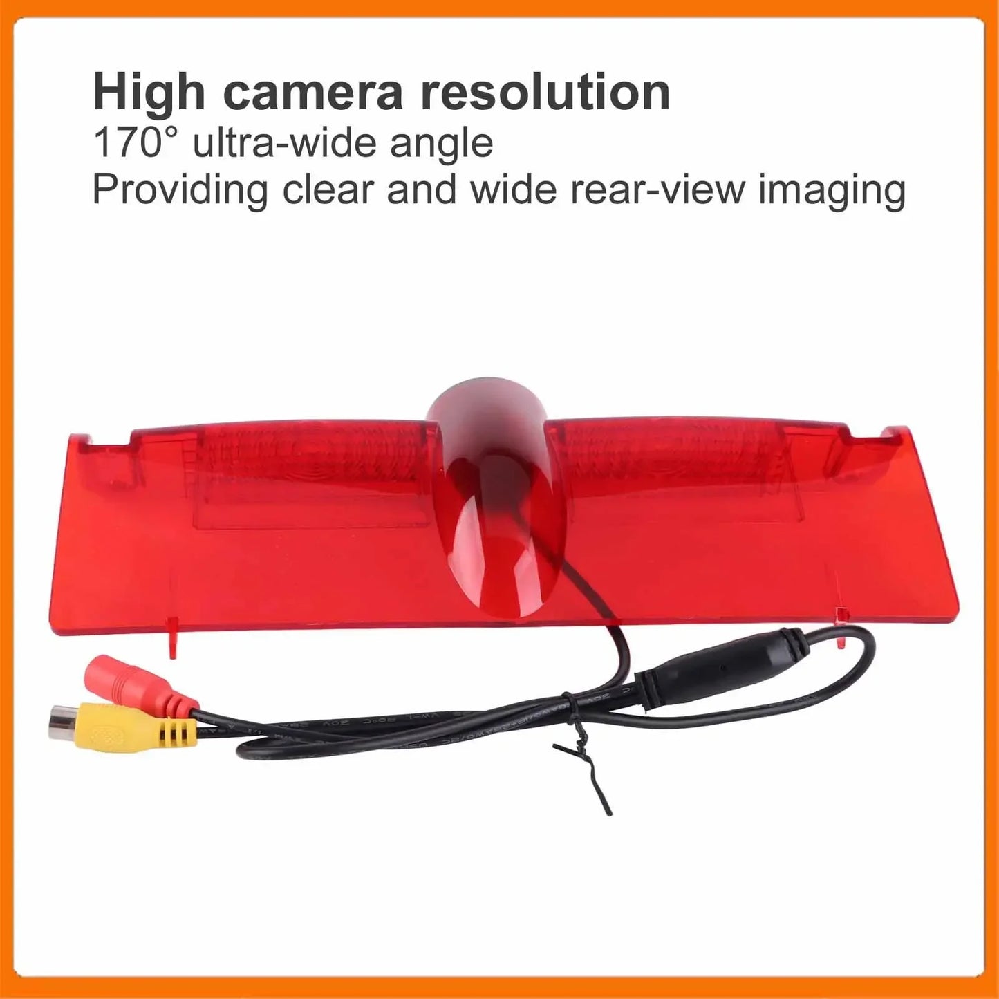 Rear View Camera 3rd Brake Light Position Mounted Fit Express Van