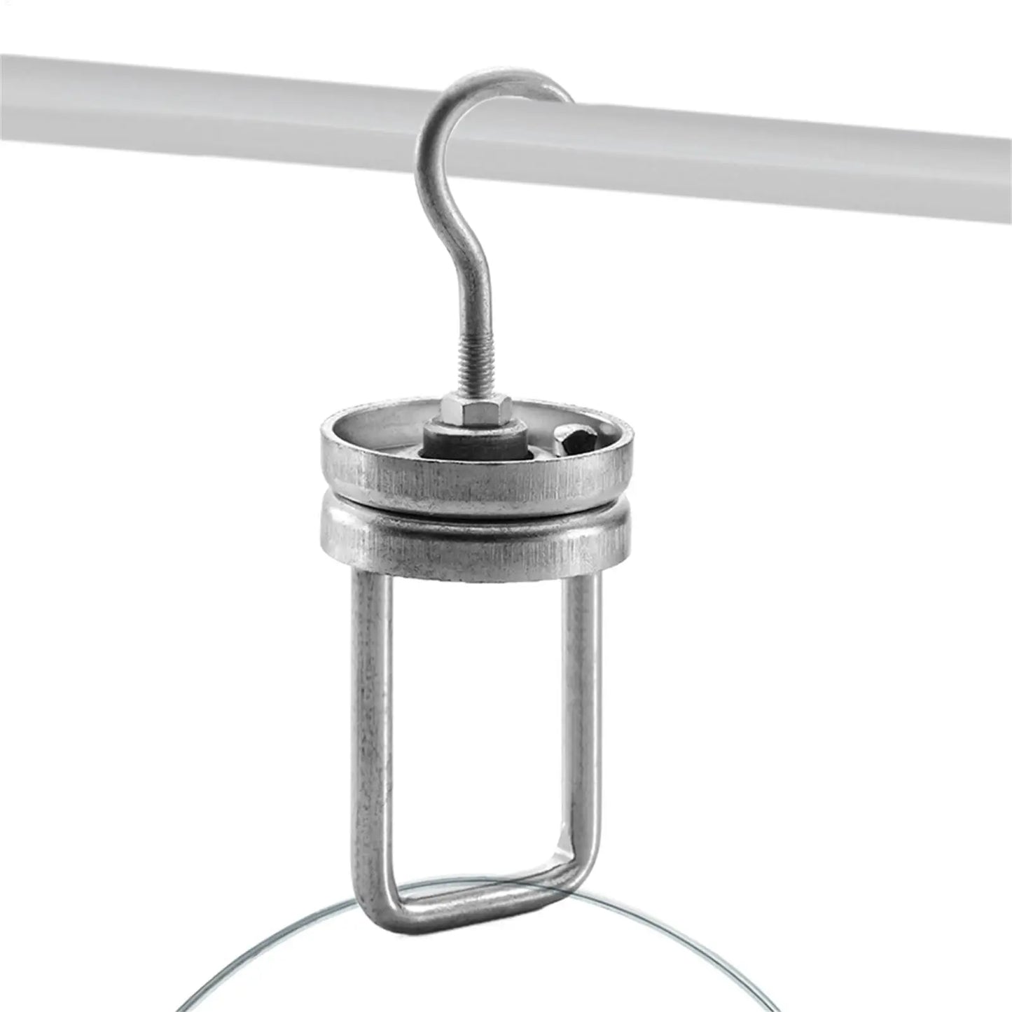 Heavy Duty Rotating Spinner Hook – Powder Coating Swivel Steel