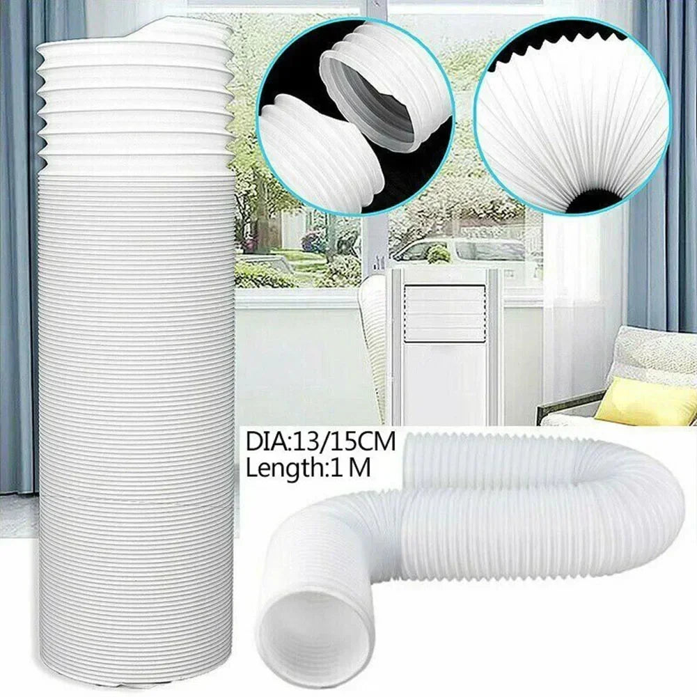 Portable AC Exhaust Hose 130mm/150mm Flexible PVC Duct