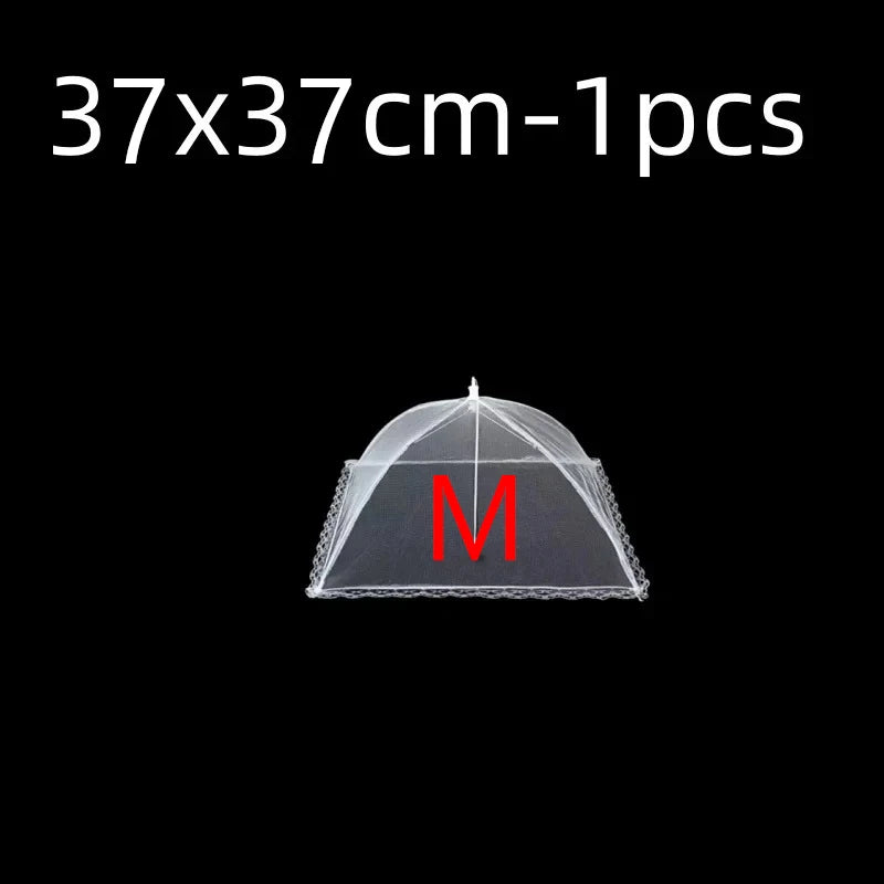 Collapsible Mesh Food Cover – Pop-Up Fly Screen Tent for Outdoors & BBQ Peaceful Pleasures Health and Wellness 14inch 37x37cm