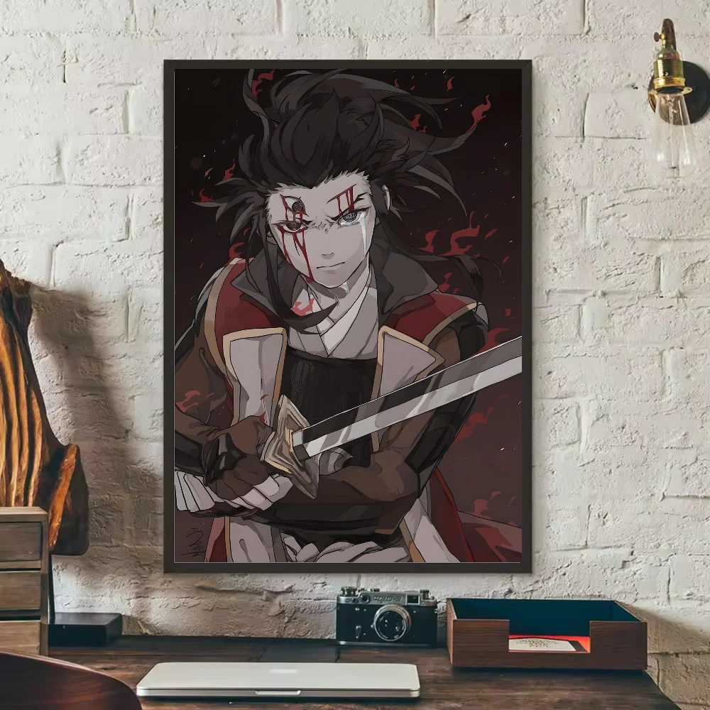 Dororo Anime HD Wall Poster – Waterproof PVC Sticky Decal Anime Wall Poster Peaceful Pleasures Health and Wellness z14 21X30cmNoframe