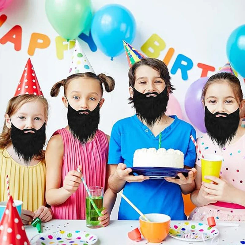 Fake Beard Party Beard Halloween Beard Santa Claus Big Beard White Long Hair Black Big Beard Party Beard Dressing Peaceful Pleasures Health and Wellness