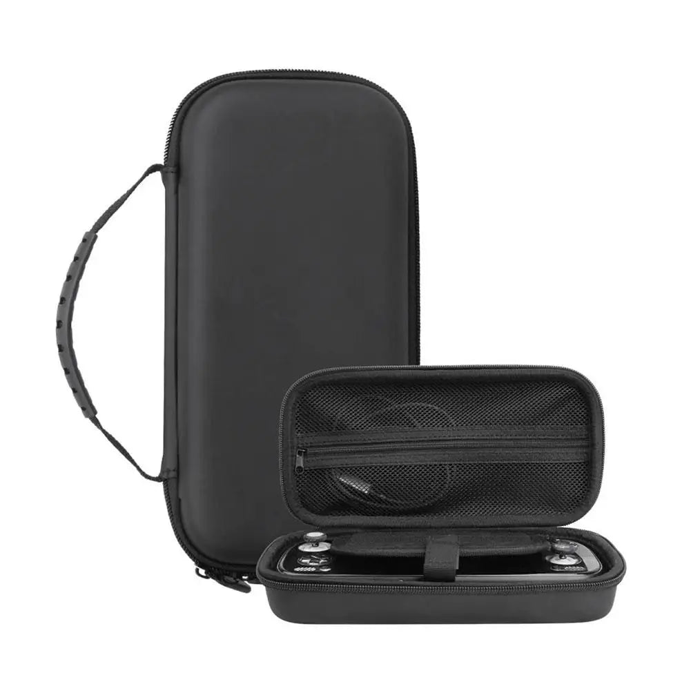 For Odin3 Handheld Console Storage Case EVA Leather-Textured Waterproof Shockproof Protective Carry Bag Peaceful Pleasures Health and Wellness Black