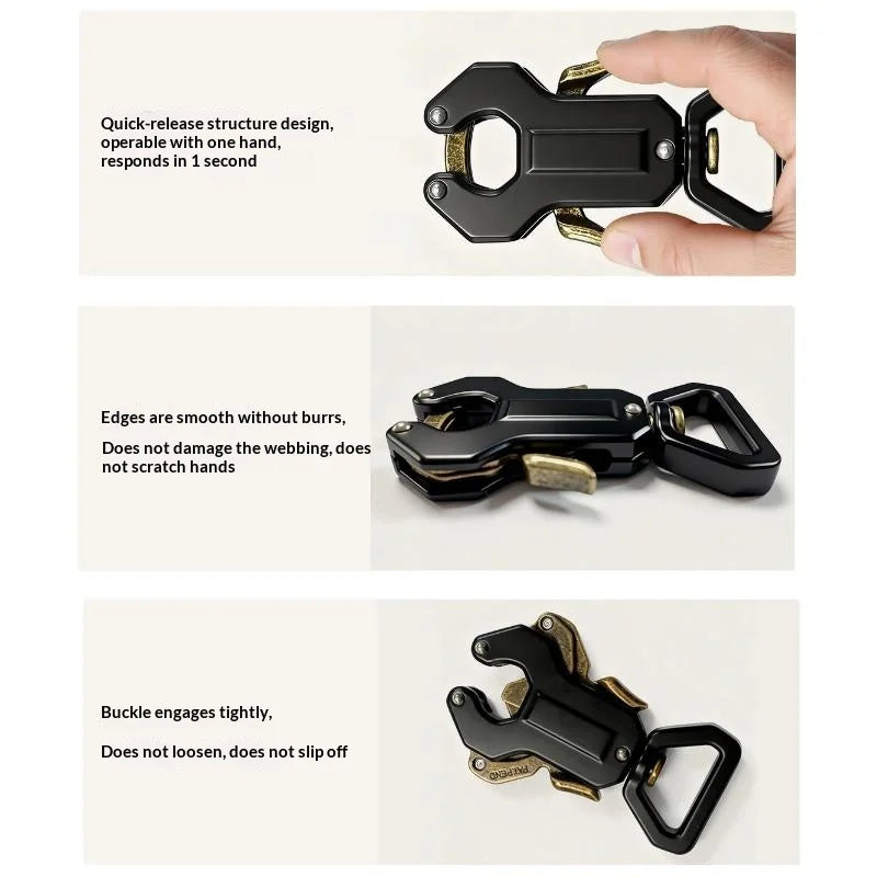 Heavy Duty Aluminum Dog Leash Swivel Clip | Quick Release