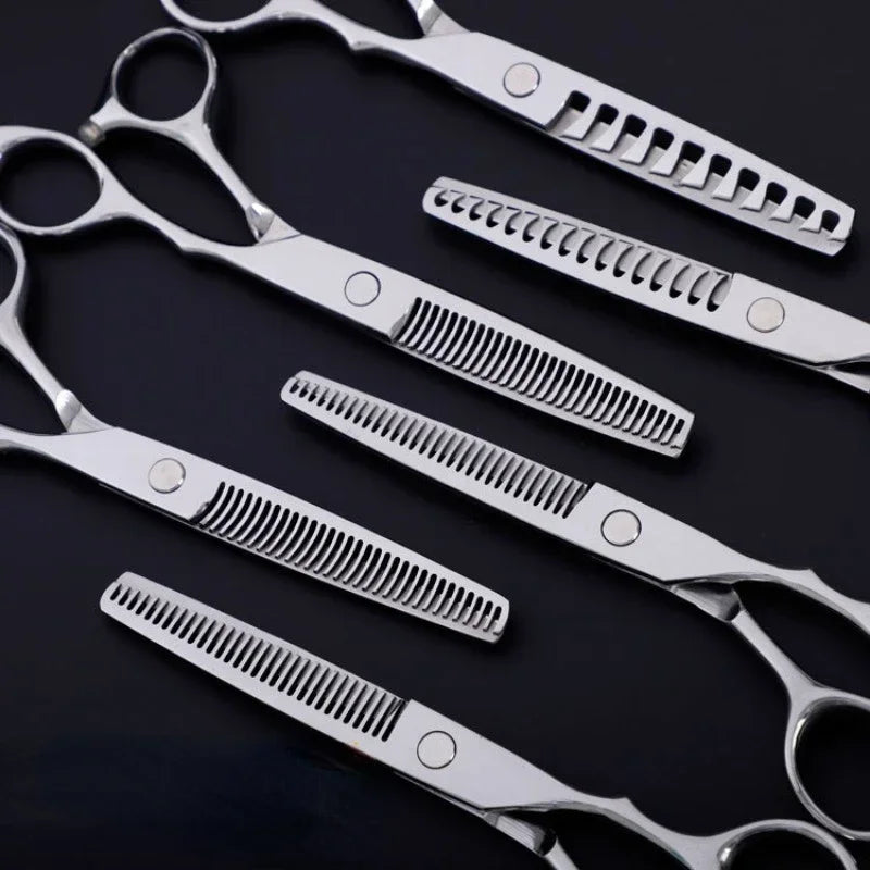 6" Stainless Steel Barber Thinning Scissors | Salon Shears