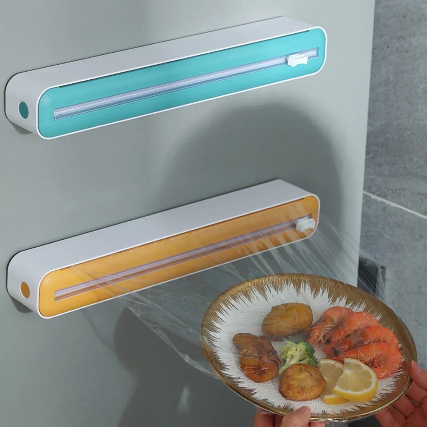 30x30cm Plastic Film and desktop Disposable plastic wrap cutter Refillable Foil Film Food Packaging Cling Film Cutting Machine Peaceful Pleasures Health and Wellness