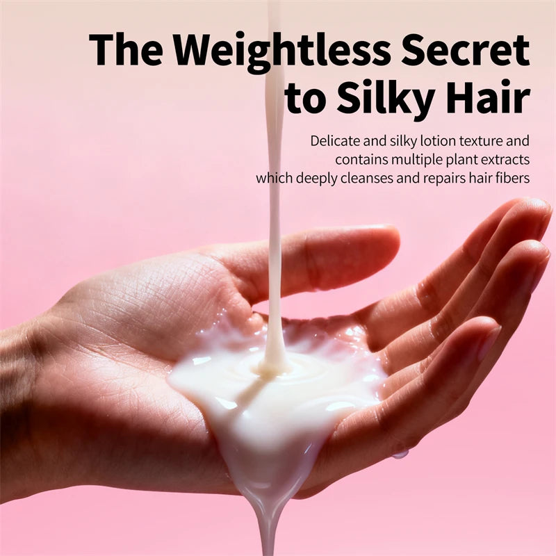 2-IN-1 Wig Shampoo Professional Anti-Frizz Softening Wig Care Shampoo Deep Cleansing Moisturizing Hair Conditioner for All Wig Peaceful Pleasures Health and Wellness