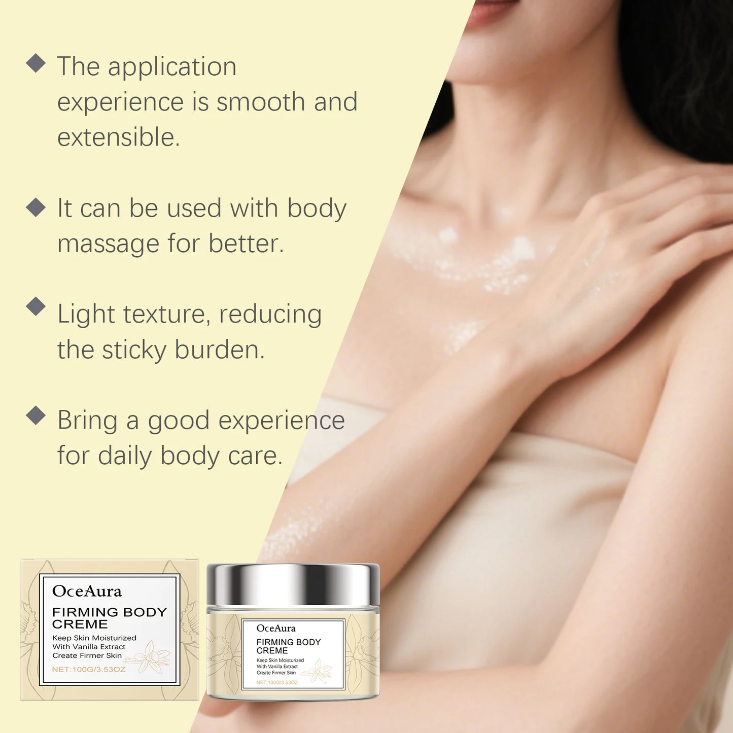 OceAura Vanilla Firming Body Lotion | Moisturize & Anti-Aging