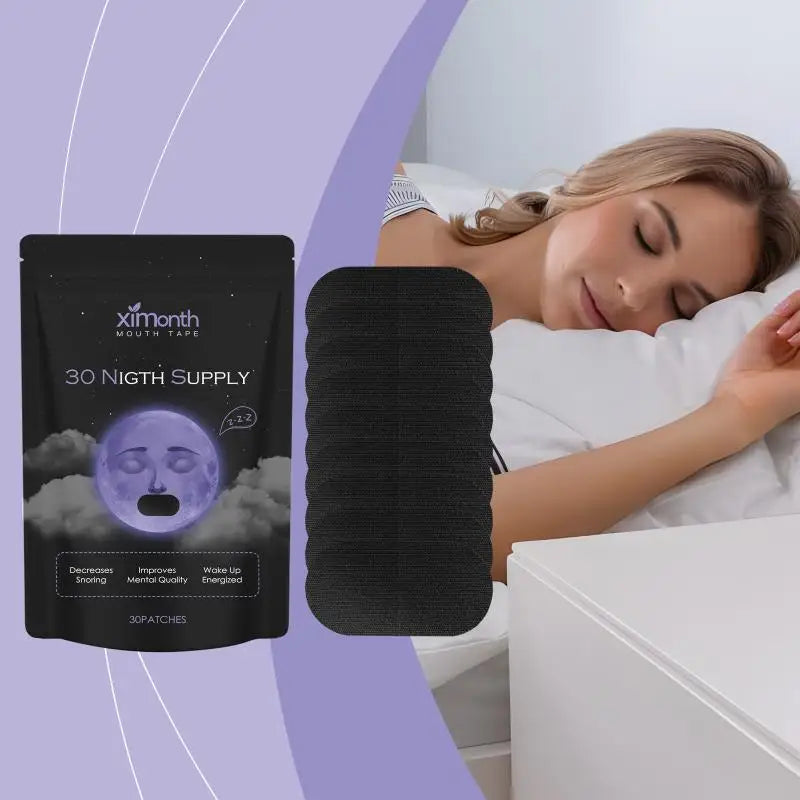 Anti Snoring Sleep Mouth Tape Best Breathing Nasal Strips Grade Improved Sleeping Keep Mouth Close Prevent Snoring Peaceful Pleasures Health and Wellness