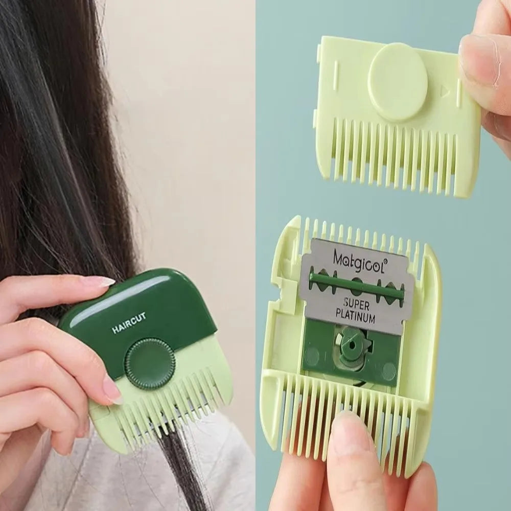 Hair Cutting Trimmer Combs 2 In 1 Double Sided Manual Bangs cutter shaving Remover Thinning Beauty Hair Cut styling Accessorie Peaceful Pleasures Health and Wellness