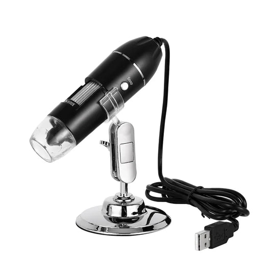 Digital Usb Microscope Three In One 1000X Electron Microscope 1600X Maintenance Magnifying Glass Peaceful Pleasures Health and Wellness