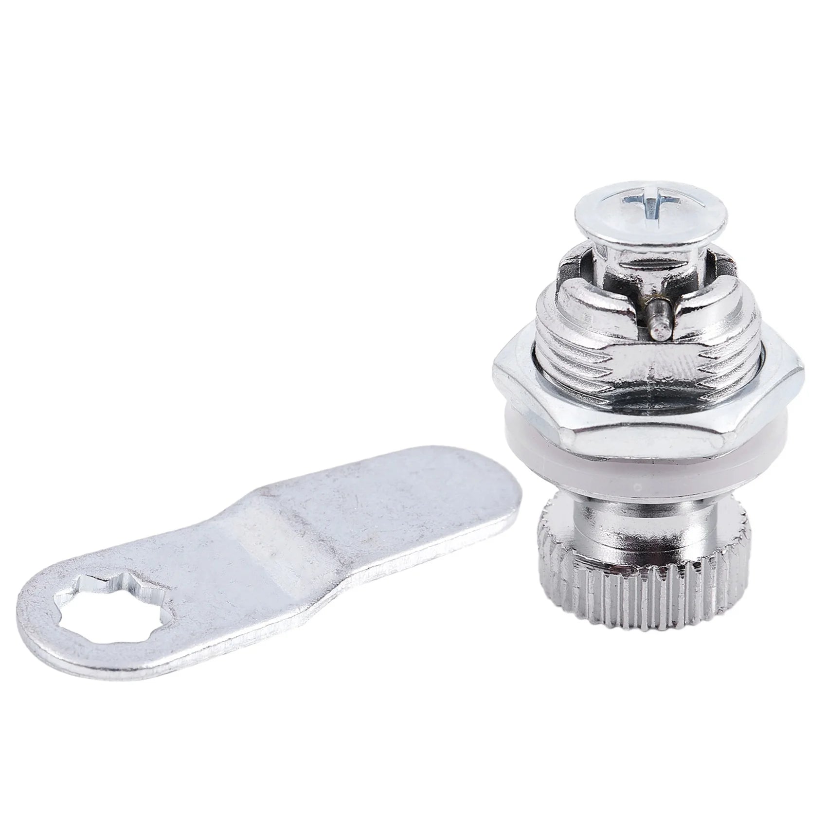 A36T-2X Lever Lock For Furniture, With Round Knob, External Thread 1.7 Cm Peaceful Pleasures Health and Wellness