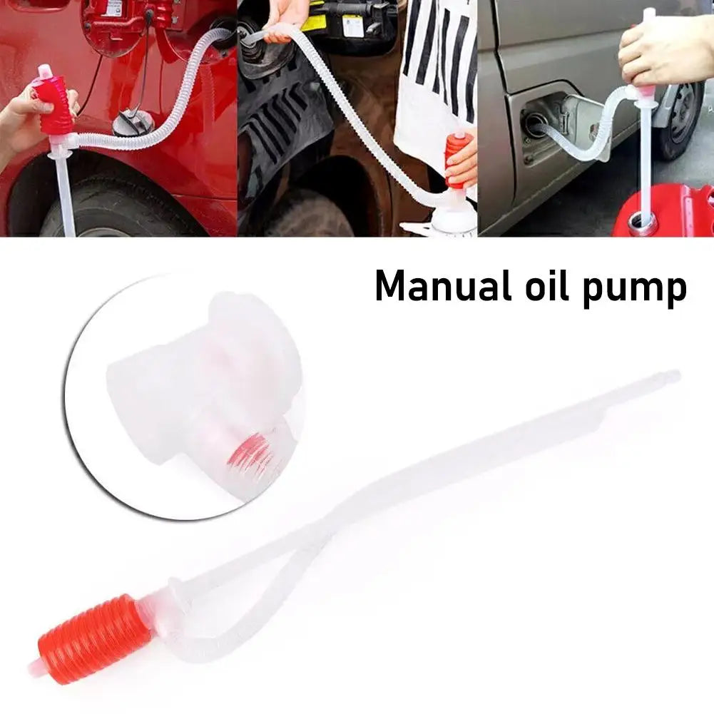 Portable Manual Siphon Hand Pump – Fuel, Oil & Liquid Transfer