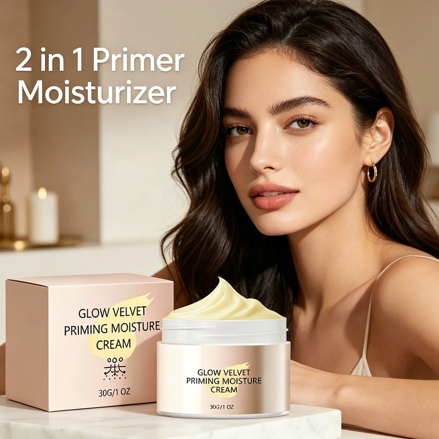 2-in-1 Hydrating Makeup Primer & Moisturizer 30g – Smooth Base