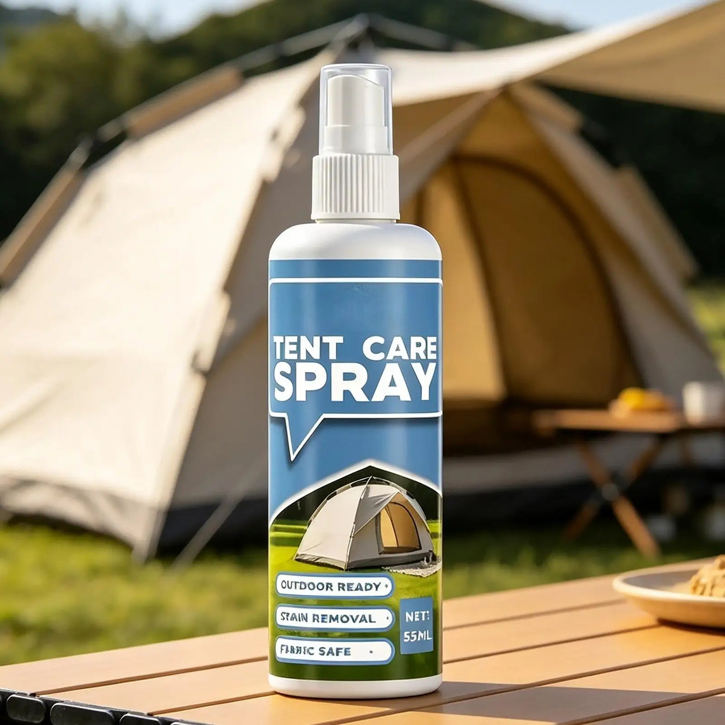 55ml Tent Waterproofing Spray | Fabric Water Repellent Protector