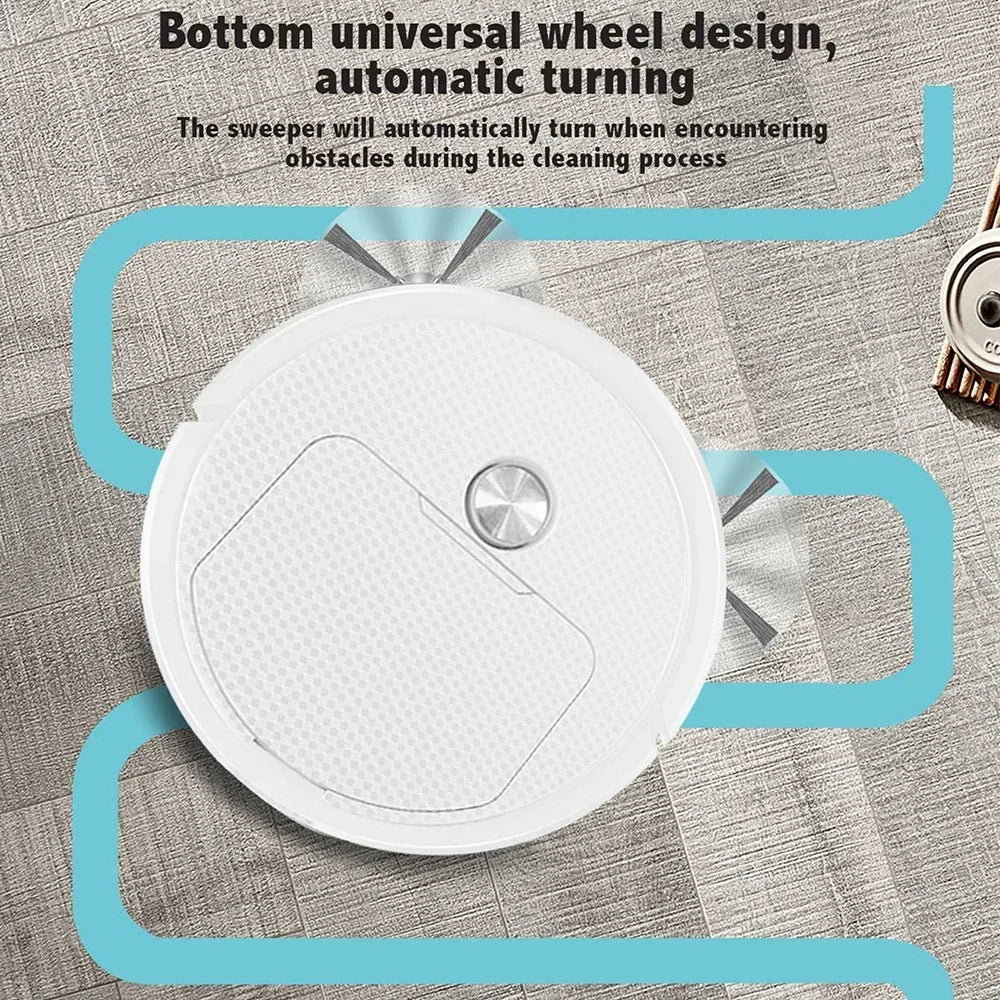 Mini Robot Vacuum – 3-in-1 Sweep, Vacuum & Mop Hard Floors