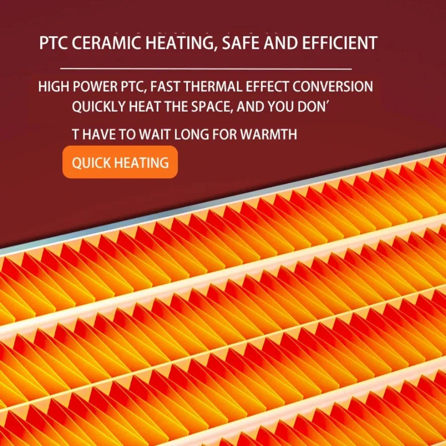600W Ceiling Fan Heater Light | PTC, LED, Remote – E27