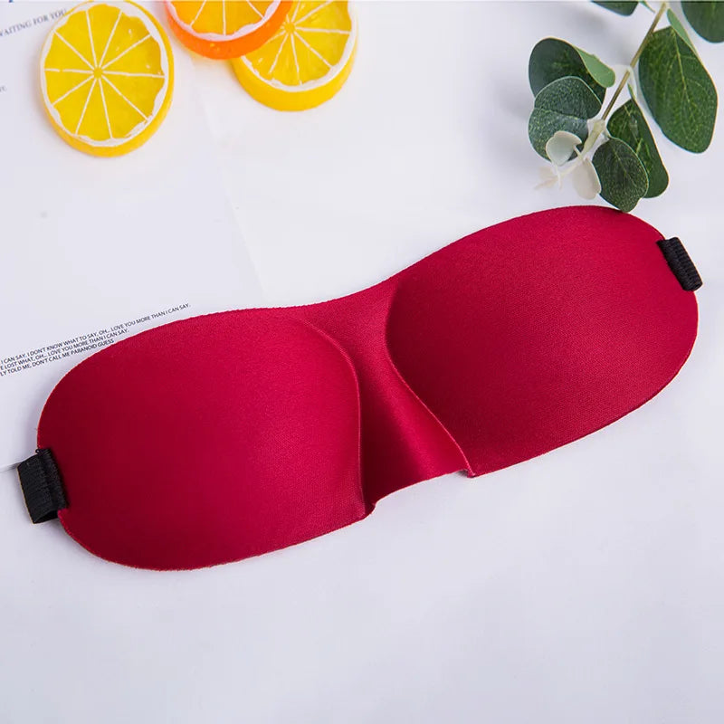 3D Sleep Mask – Blackout Eye Mask for Travel & Better Sleep Sleep Eye Mask Peaceful Pleasures Health and Wellness Red