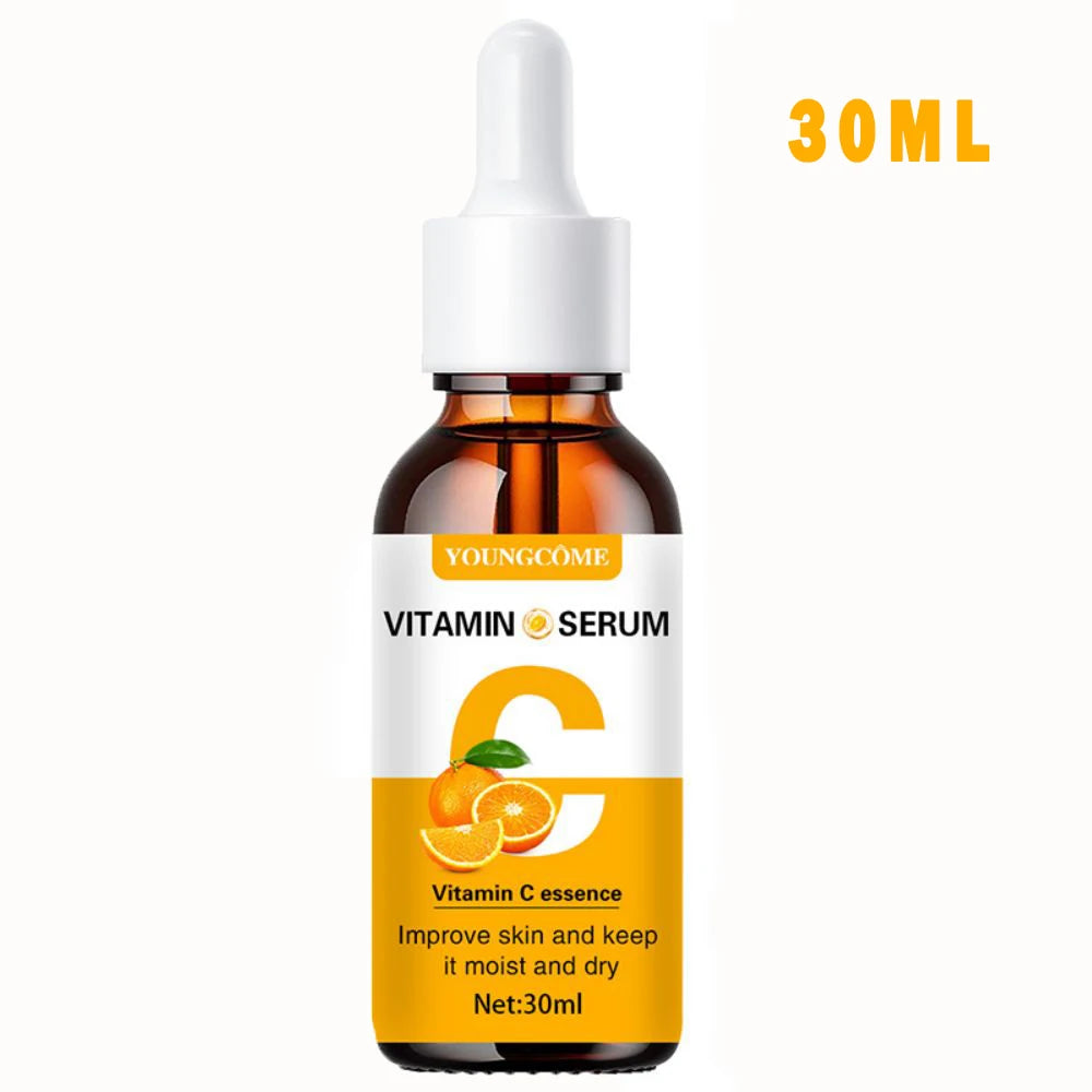 Vitamin C Facial Essence Contains Hyaluronic Acid Dark Spot Remover Moisturizing Repair Anti-aging Essence Facial Skin Care 30ml Peaceful Pleasures Health and Wellness 30ML