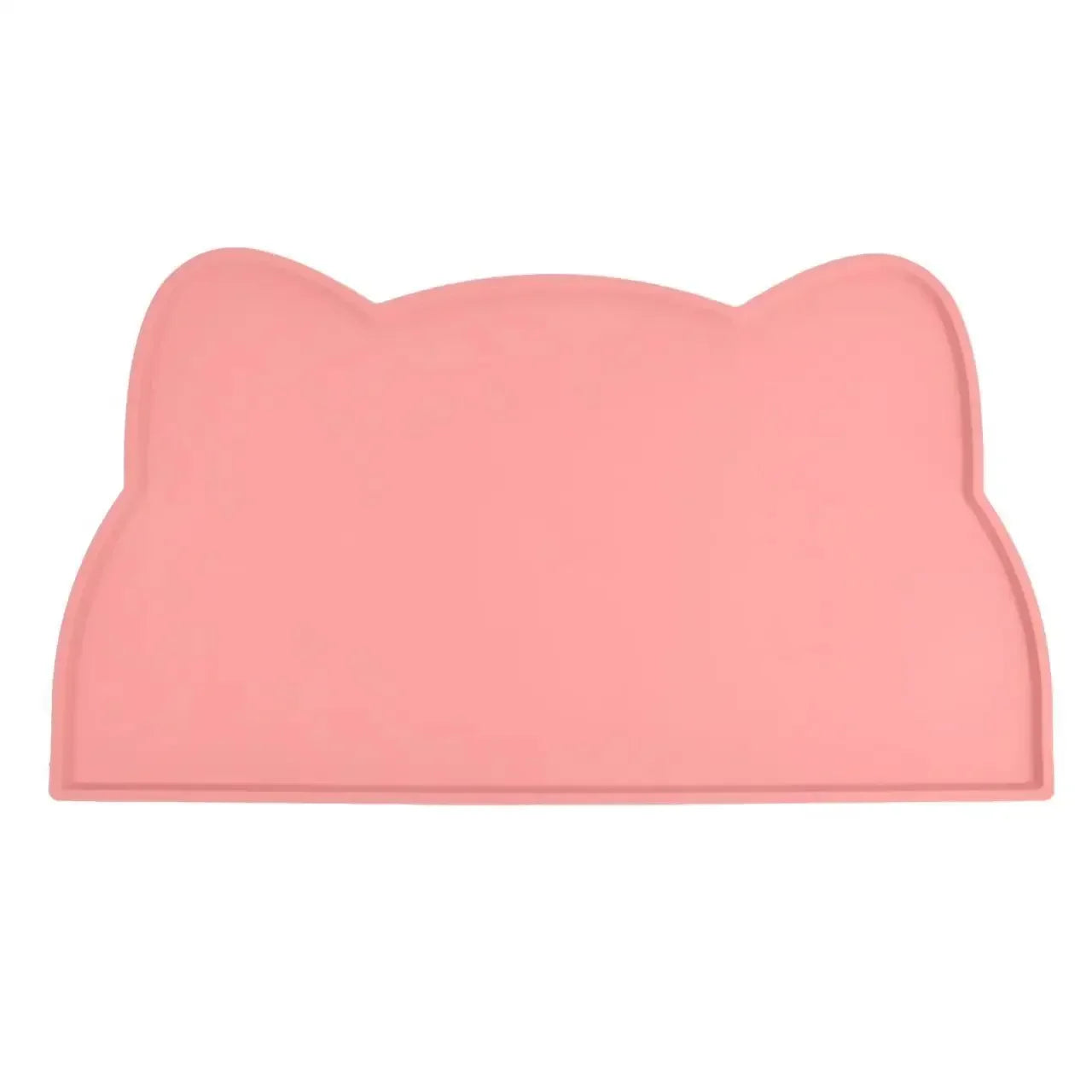 Drinking Pad Cats Feeding Mat Feeding & Watering Supplies Cats Food Bowl Silica Gel Portable Pet Placemat Feeders Products Home Peaceful Pleasures Health and Wellness Pink 1pcs