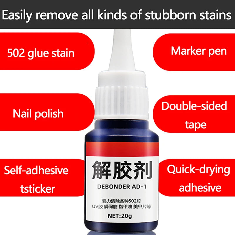 Multipurpose Gel Glue Remover – Fast-Acting Adhesive Solvent