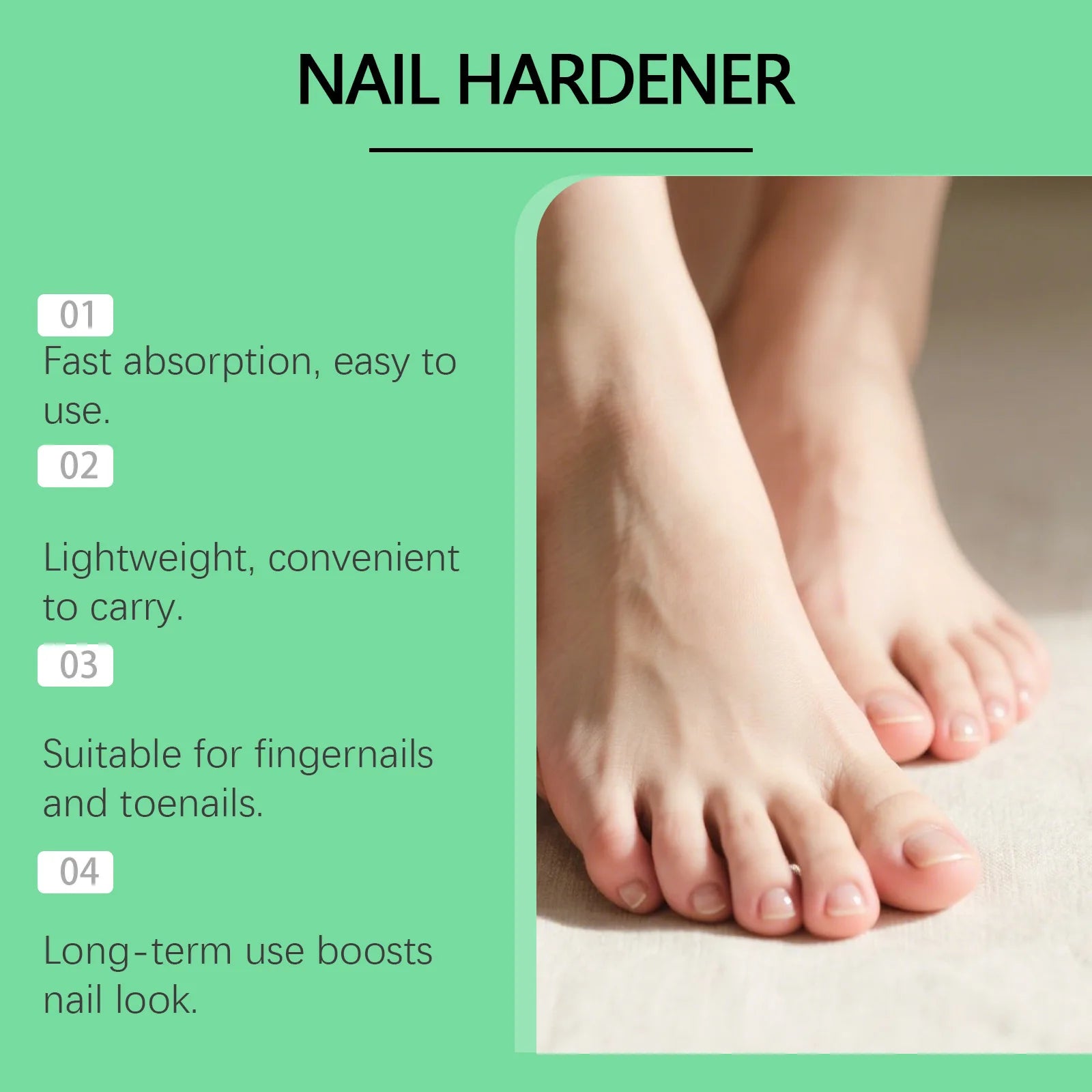 Hyaluronic Acid Nail Strengthening Drops Nourish Brittle Hands Feet Nails Repair Breakage Boost Nails Gloss Growth Nail Hardener Peaceful Pleasures Health and Wellness