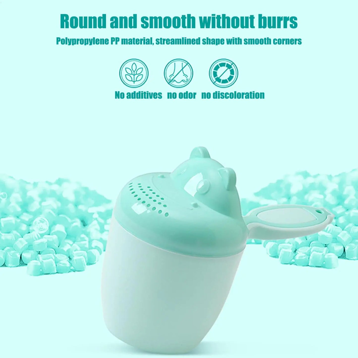 Cartoon Baby Bath Rinse Cup – Safe Kids Hair Washing Ladle