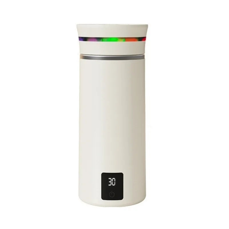 Smart Self-Stirring Mug – Bluetooth Speaker & Temp Display