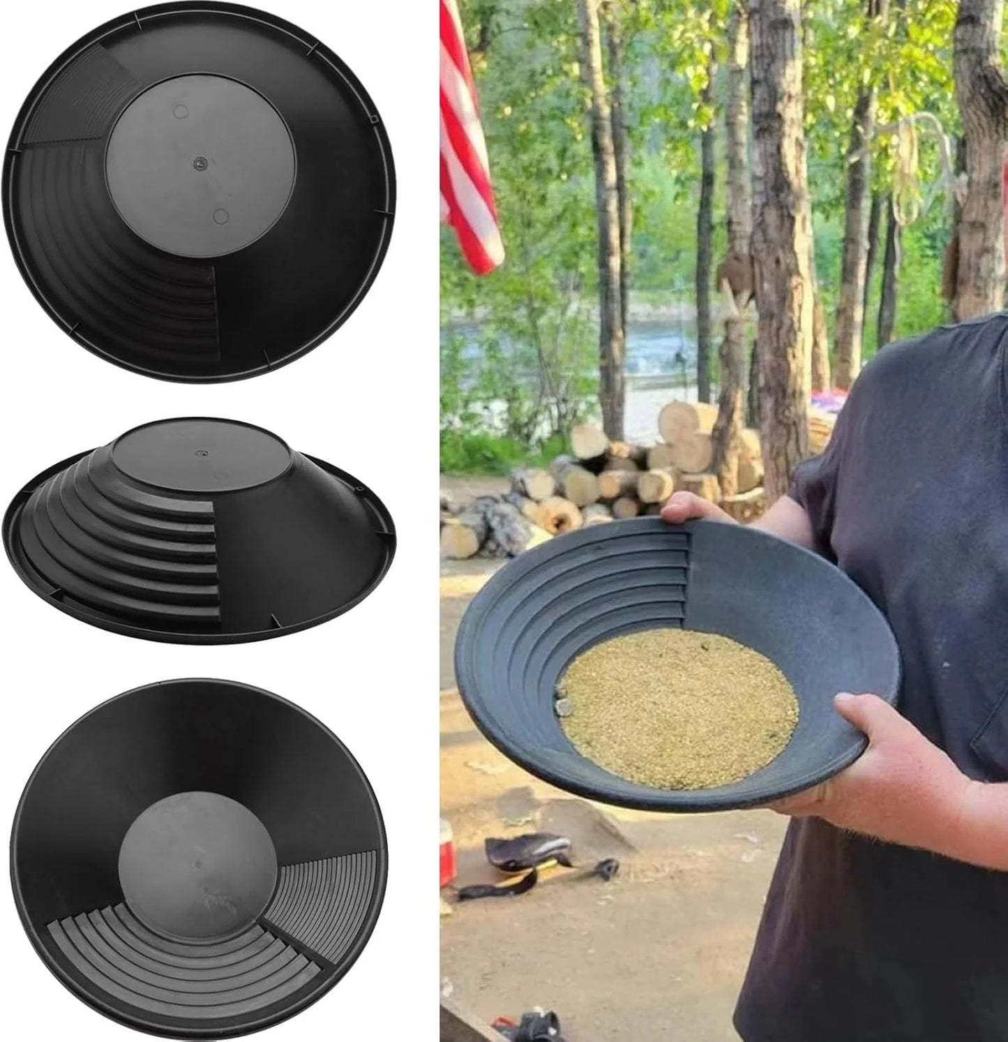 Plastic Basin Mining Riffle Dredging Prospecting River Tool Mine