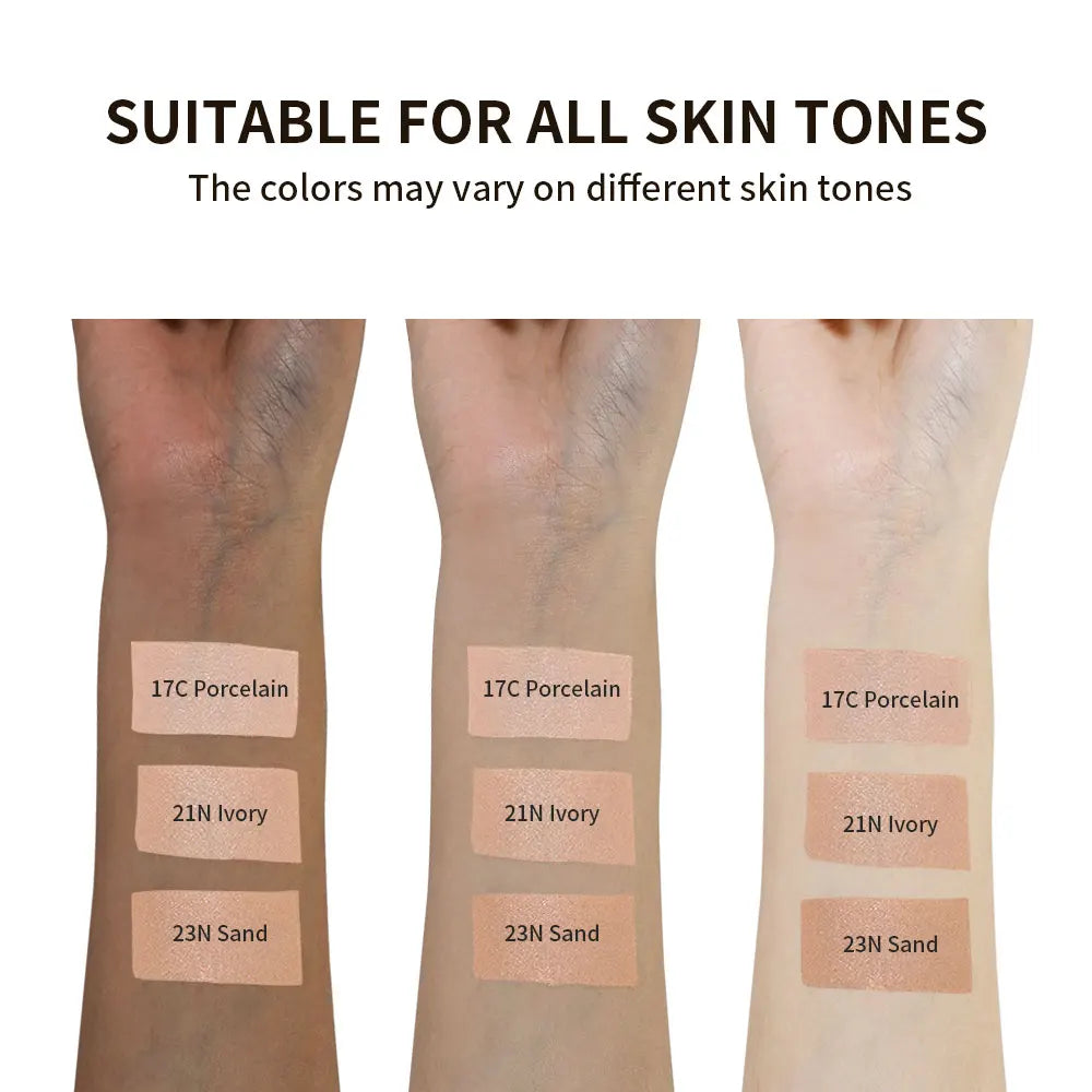 Korean Glow Cushion Foundation – 24H Hydrating, Natural Coverage