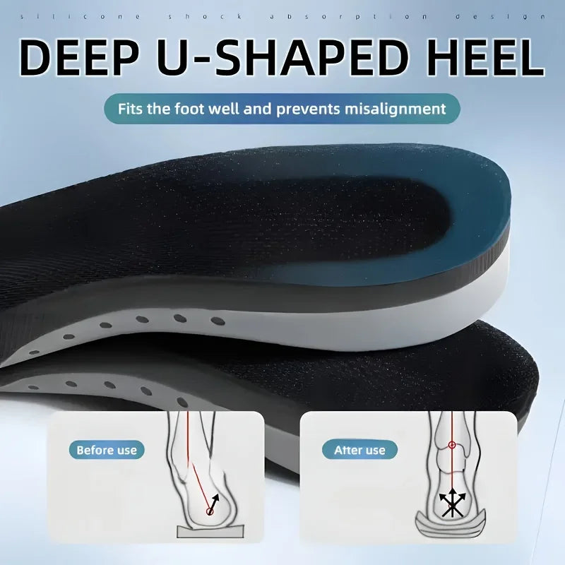 EVA Arch Support Sports Insoles – Shock Absorbing & Breathable Sports Insoles Peaceful Pleasures Health and Wellness