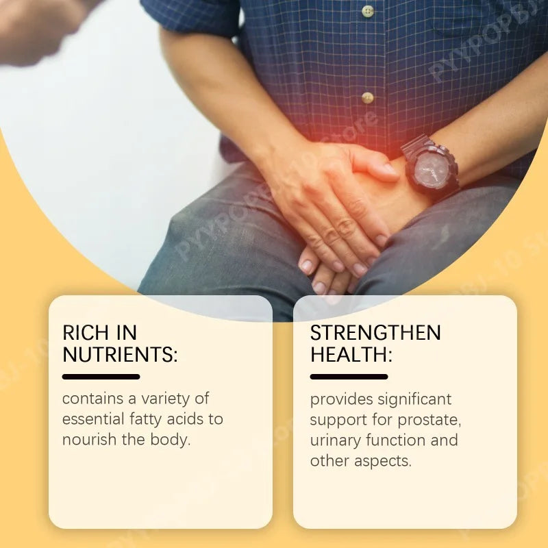 Pumpkin Seed Oil Capsules Relieve Daily Physical Discomfort with Multiple Ingredient Care Capsules 180 Capsules Peaceful Pleasures Health and Wellness