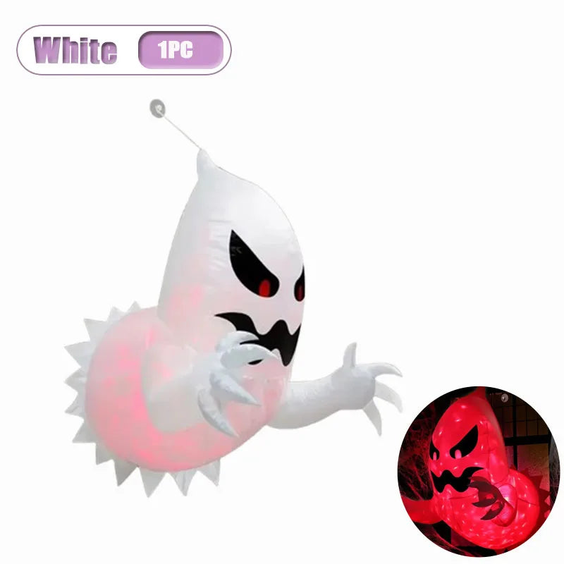 Halloween Inflatable Ghost Corpse with LED Eyes | Outdoor Decor