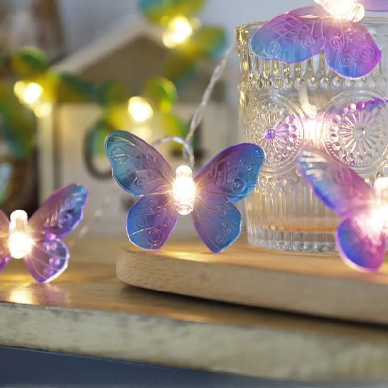 Butterfly LED String Lights Battery Powered – Home & Party Decor