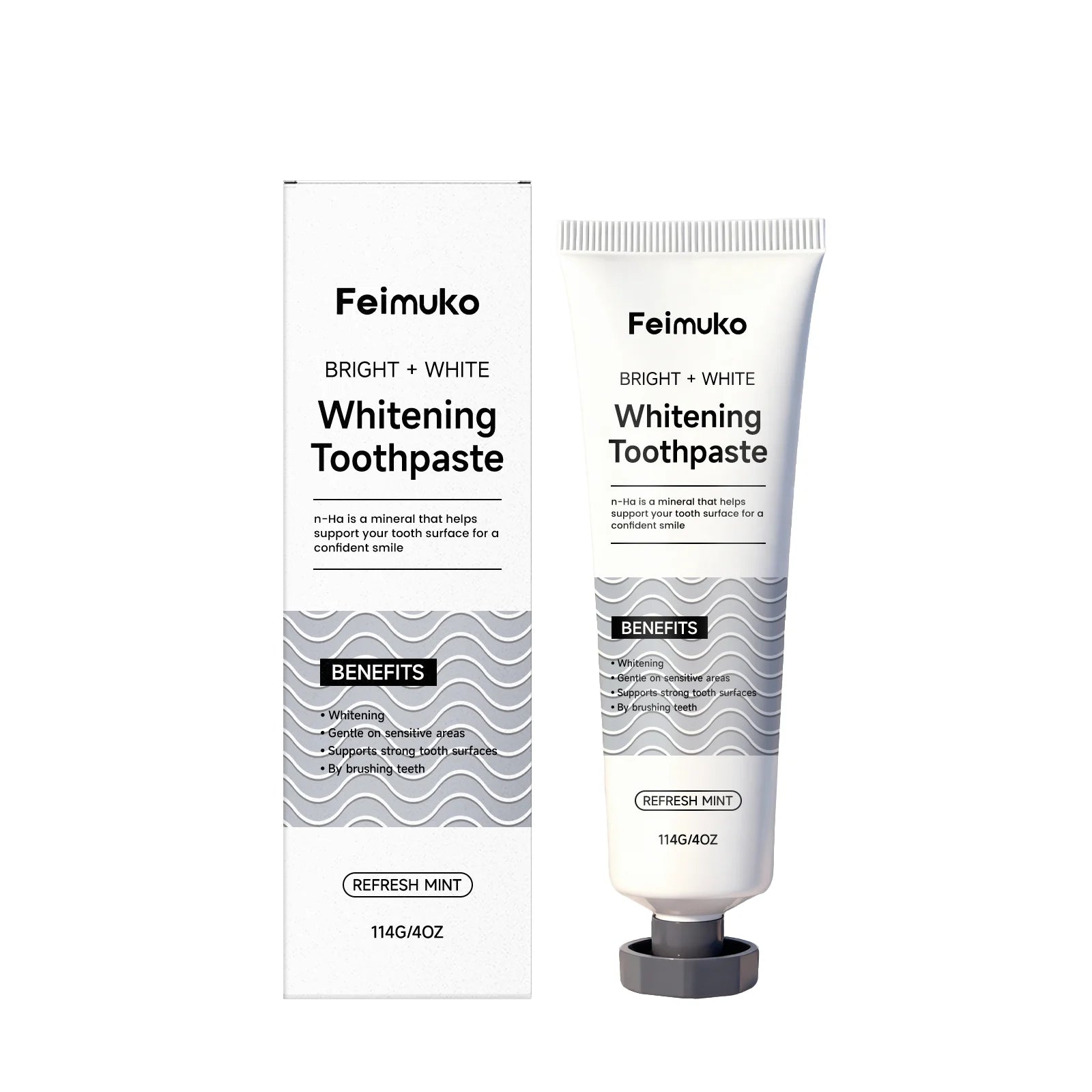 Gentle Cleansing Toothpaste Teeth Stain Removal Reduce Oral Odor Protect Gum Refreshing Oral Hygiene Dental Whitening Toothpaste Peaceful Pleasures Health and Wellness 114g boxed