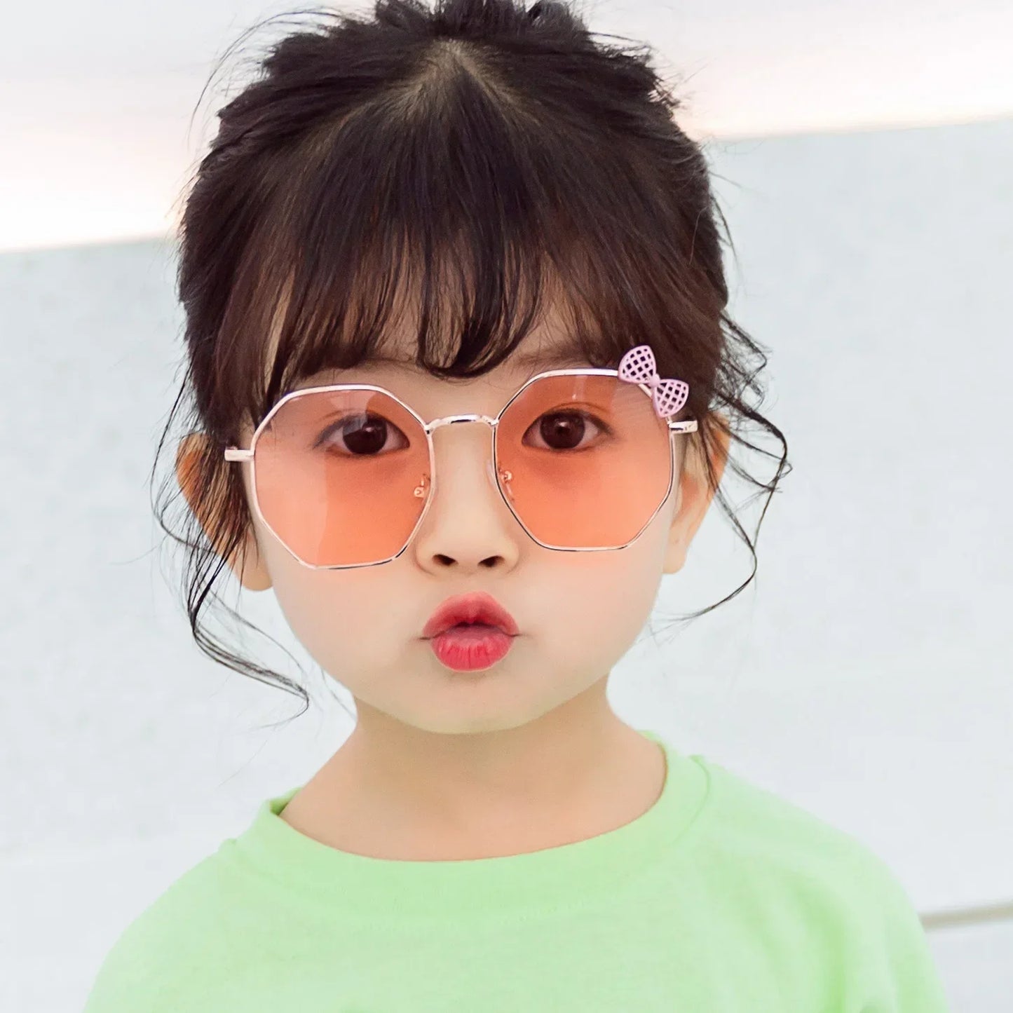 Kids UV400 Butterfly Sunglasses – Bow Metal Frame Boys & Girls