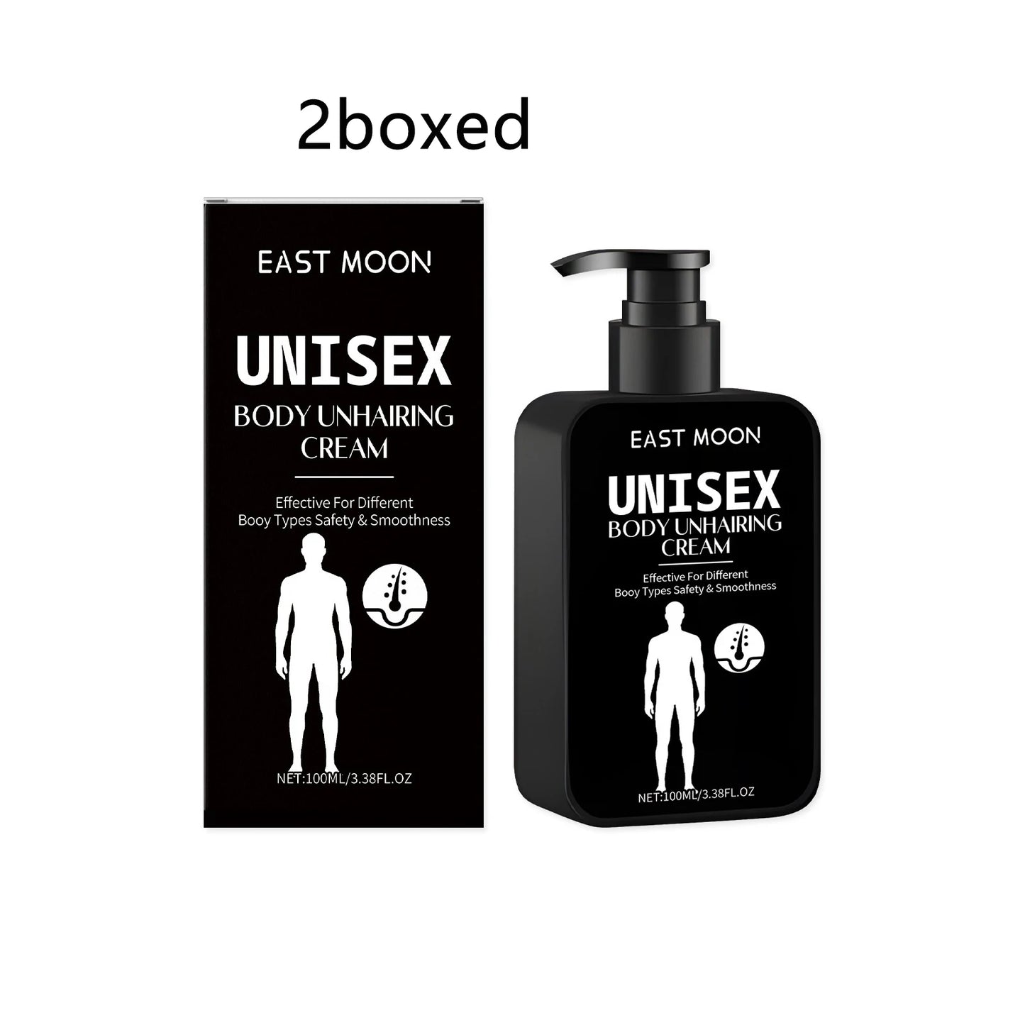 East Moon Painless Body Hair Removal Cream & Growth Inhibitor