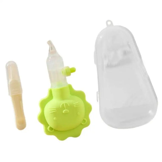 Silicone Baby Nasal Aspirator with Storage Box & Tweezers Baby Nasal Aspirator Peaceful Pleasures Health and Wellness