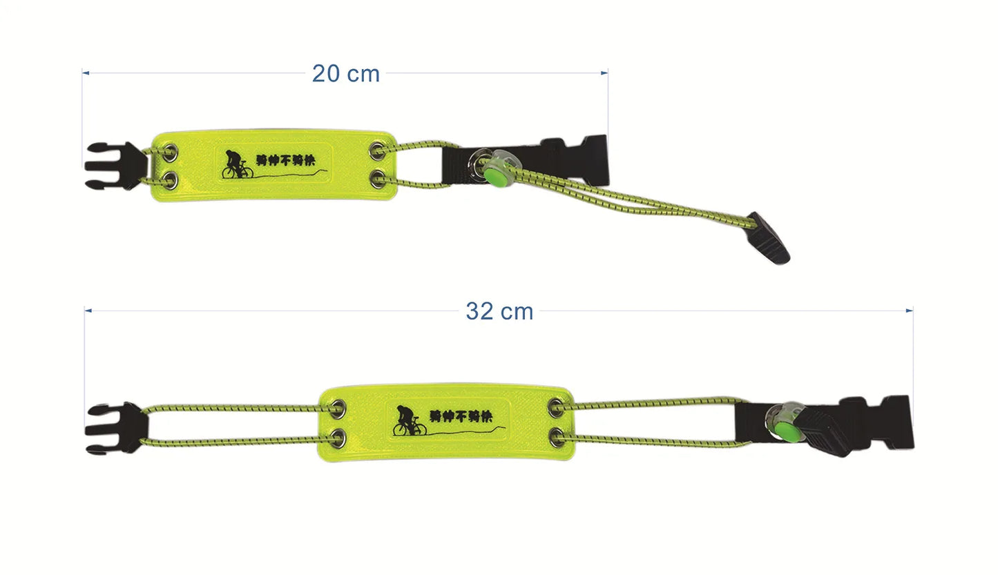 Reflective Armband Safety Strap | Elastic Cycling Leg Band