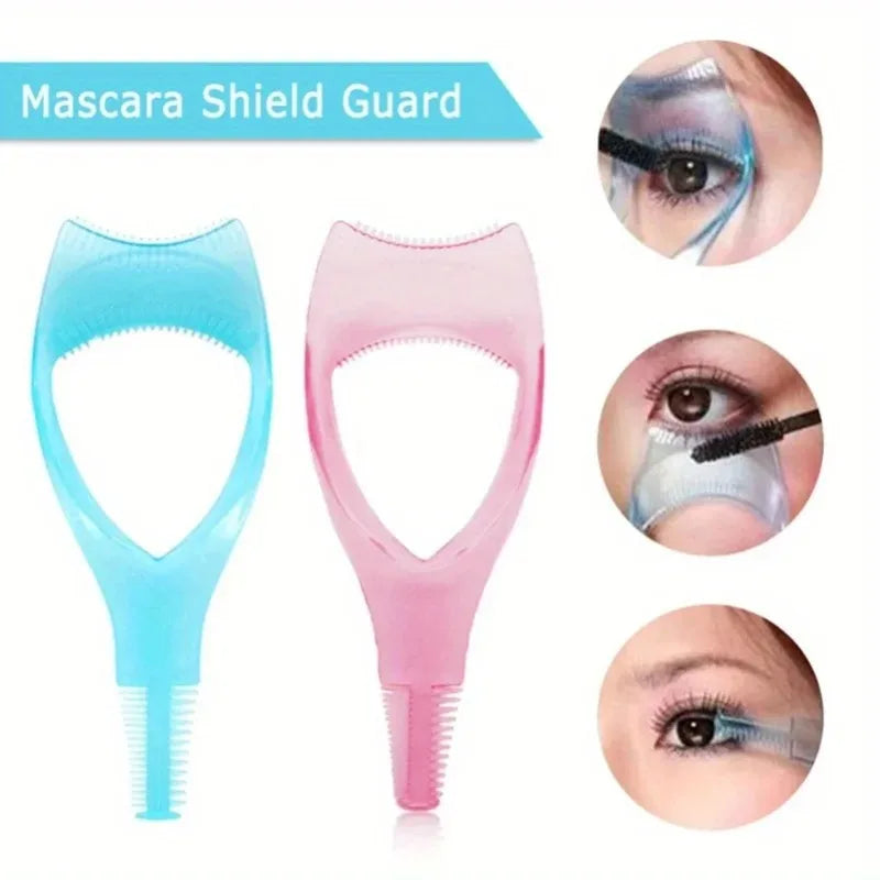 3-in-1 Mascara Guide & Eyelash Applicator Brush | Curl & Define