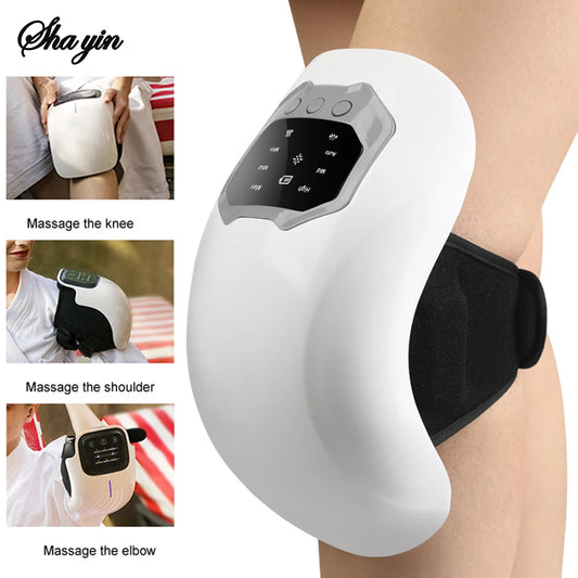 Wireless Smart Knee Massager Vibration Air Pressure Kneading Knee Massage Machine Electric Elbow Shoulder Knee masajeador Peaceful Pleasures Health and Wellness