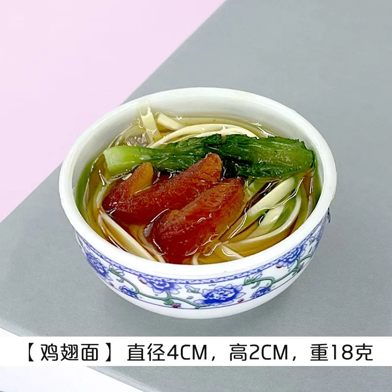Miniature Chinese Desserts Dollhouse Bowl Food Mini Pretend Doll